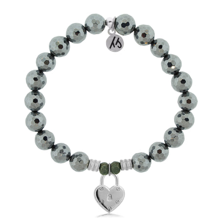 Buy Love Lock Charm Bracelet Online at CWOG – Colorful World Of Gems