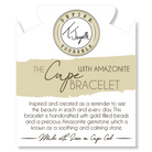 The Cape Bracelet - Gold Filled with Aqua Amazonite Ball