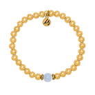 The Cape Bracelet - Gold Filled with Blue Lace Agate Ball