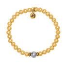 The Cape Bracelet - Gold Filled with Silver Steel Ball